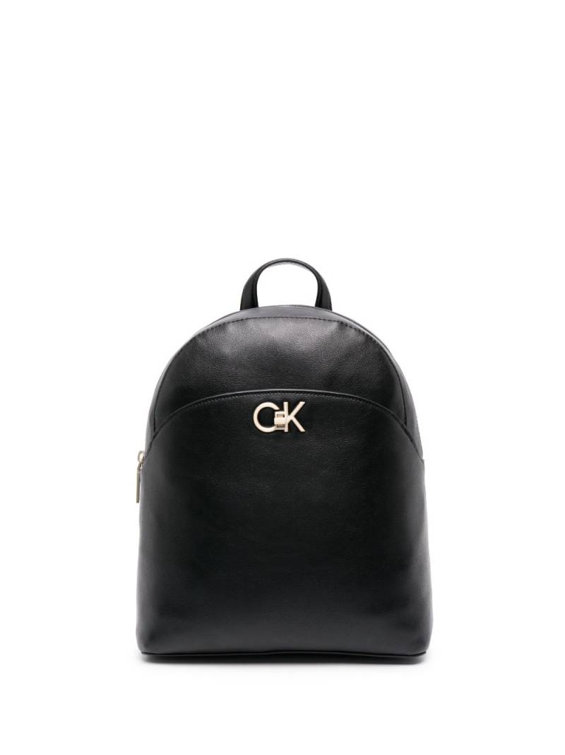 Calvin Klein Re-lock Domed backpack - Black von Calvin Klein