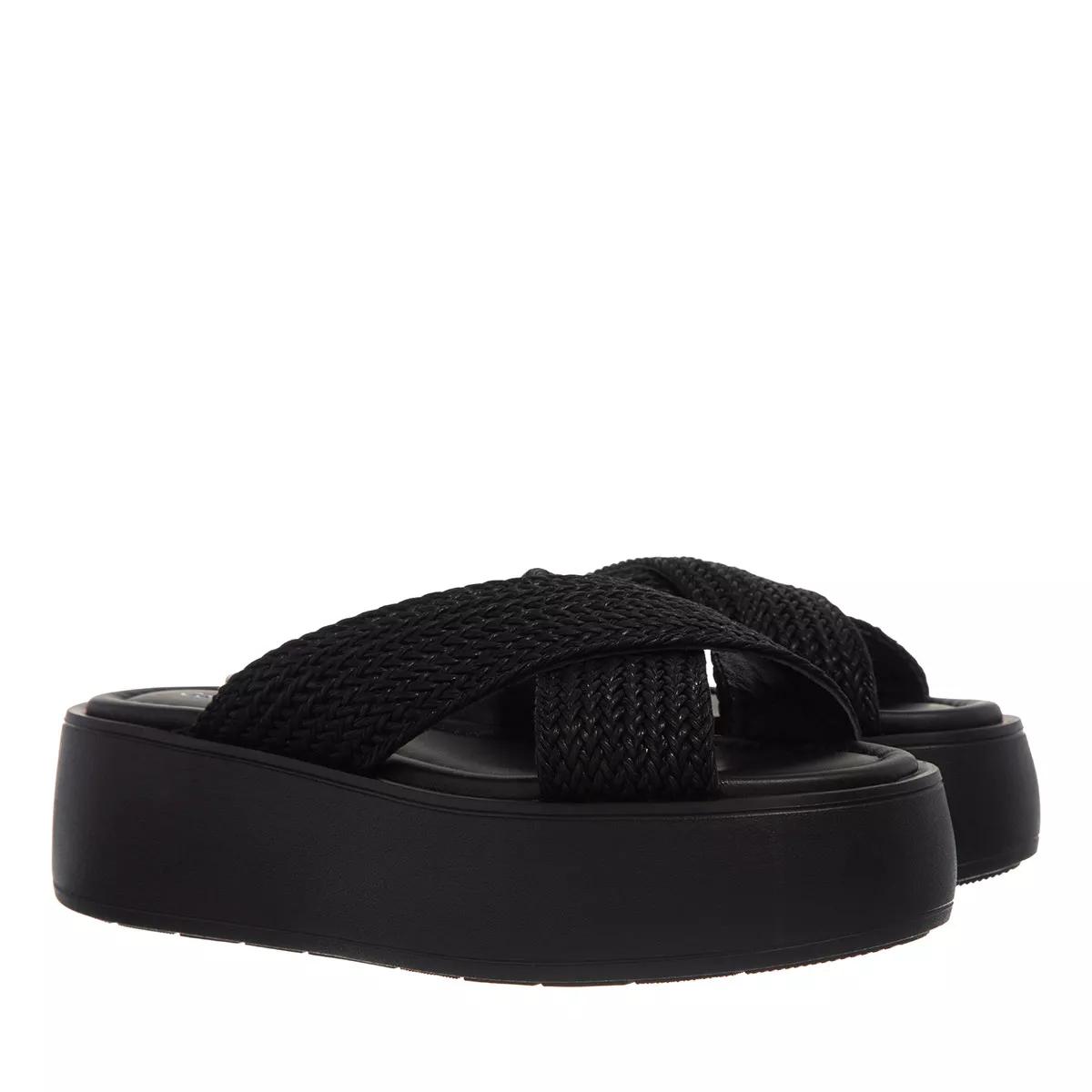 Calvin Klein Sandalen - Bubble Slide Woven - Gr. 39 (EU) - in Schwarz - für Damen von Calvin Klein