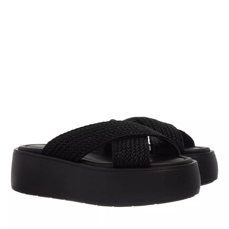 Calvin Klein Sandalen - Bubble Slide Woven - Gr. 37 (EU) - in Schwarz - für Damen von Calvin Klein