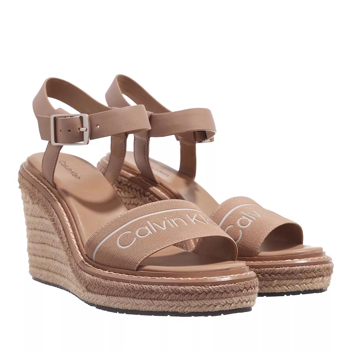 Calvin Klein Sandalen - Wedge 70Hh - Gr. 39 (EU) - in Beige - für Damen von Calvin Klein