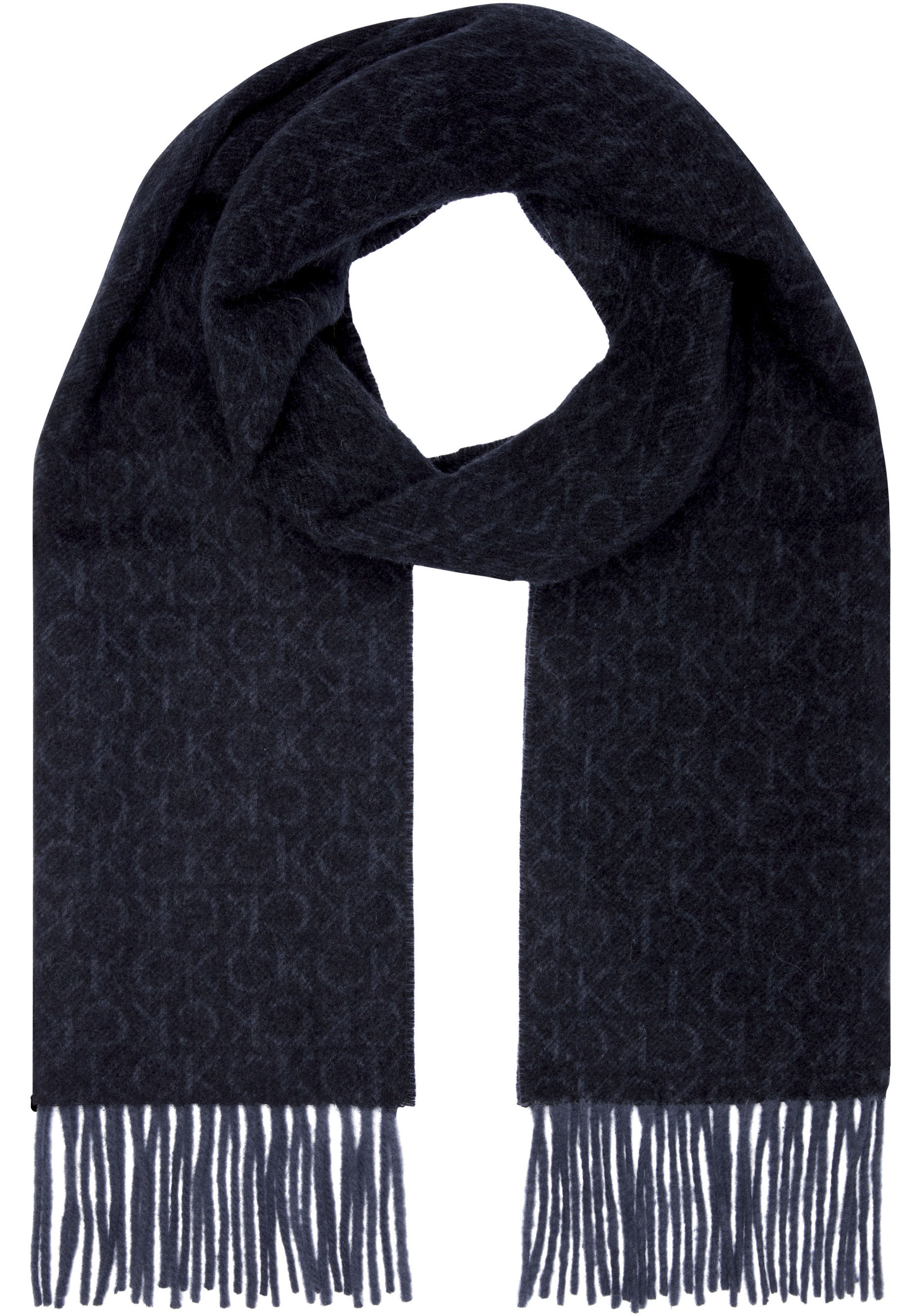 Calvin Klein Schal »CLASSIC WOOL SCARF MONOGRAM«, mit Logoprägung von Calvin Klein