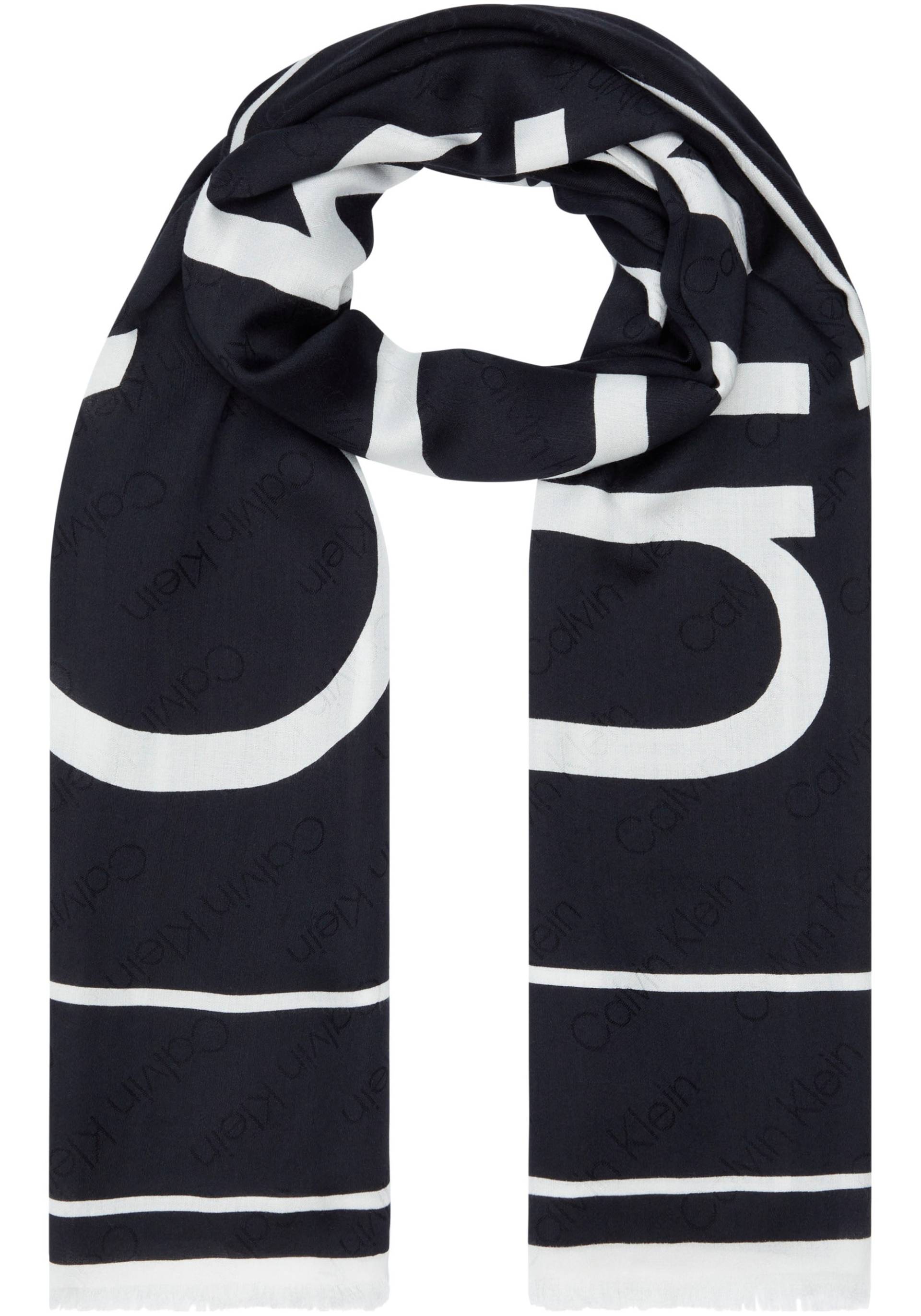 Calvin Klein Schal »LOGO JQ SCARF O/PRINT 70X180« von Calvin Klein