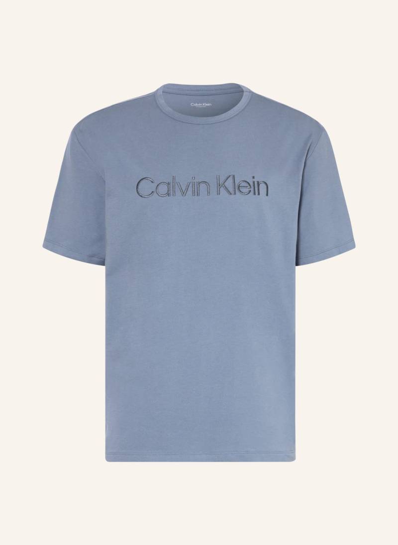 Calvin Klein Schlafshirt Pure Cotton blau von Calvin Klein