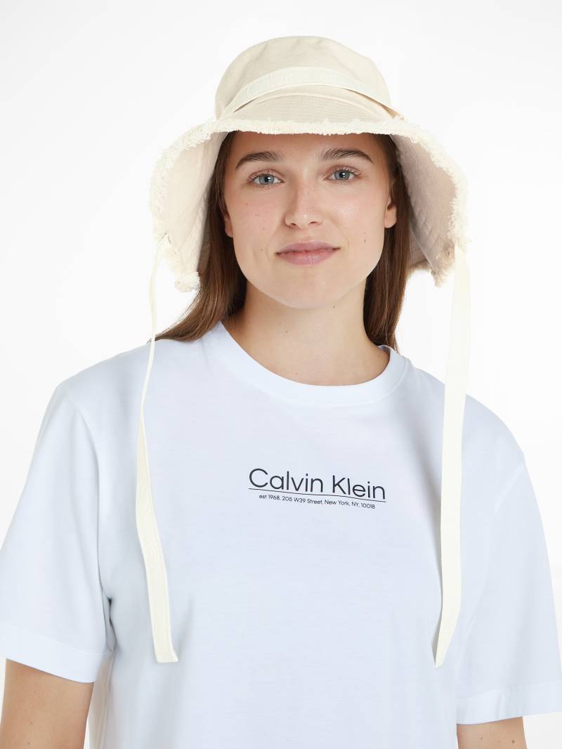 Calvin Klein Schlapphut »LOGO STRAP WIDE BRIM CANVAS HAT« von Calvin Klein