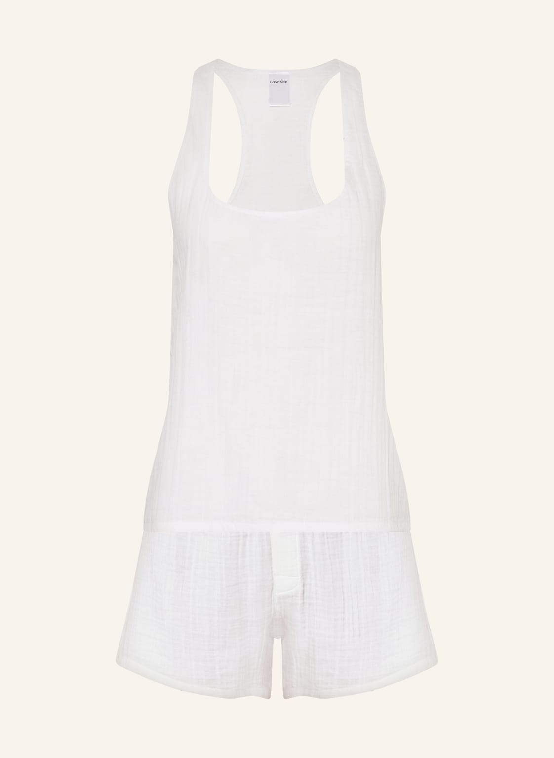 Calvin Klein Shorty-Schlafanzug Pure weiss von Calvin Klein