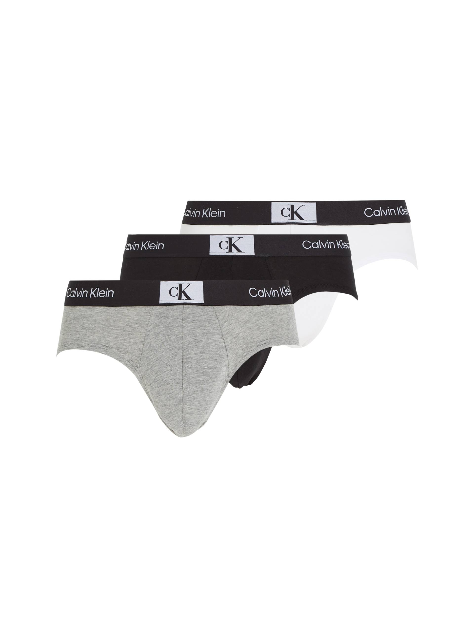 Calvin Klein Underwear Slip »HIP BRIEF 3PK«, (Packung, 3er-Pack), mit Calvin Klein Logo-Elastikbund von Calvin Klein Underwear