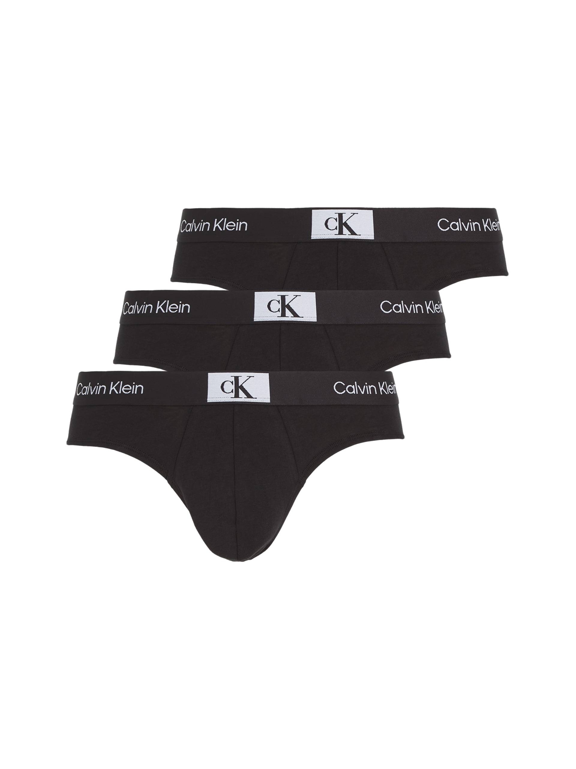 Calvin Klein Underwear Slip »HIP BRIEF 3PK«, (Packung, 3er-Pack), mit Calvin Klein Logo-Elastikbund von Calvin Klein Underwear