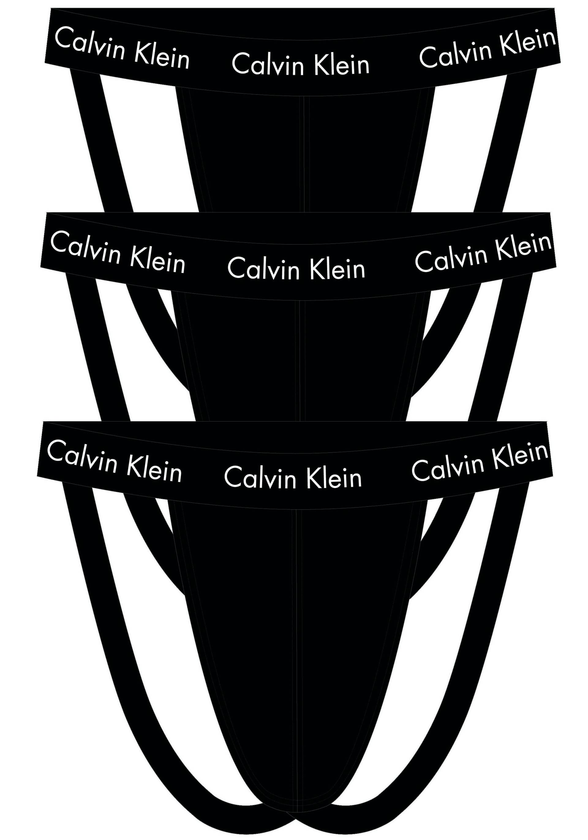 Calvin Klein Underwear Slip »JOCK STRAP 3PK«, (Packung, 3er-Pack), mit Calvin Klein Logo-Elastikbund von Calvin Klein Underwear