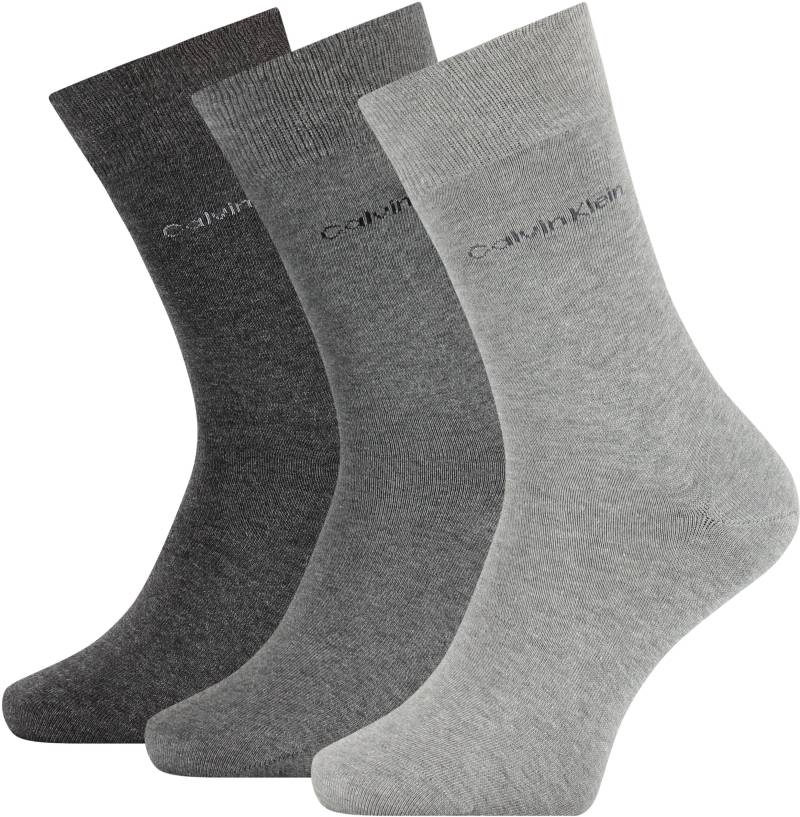 Calvin Klein Socken »CK MEN SOCK 3P«, (3 Paar, 3 Paar), mit Markenschriftzug von Calvin Klein
