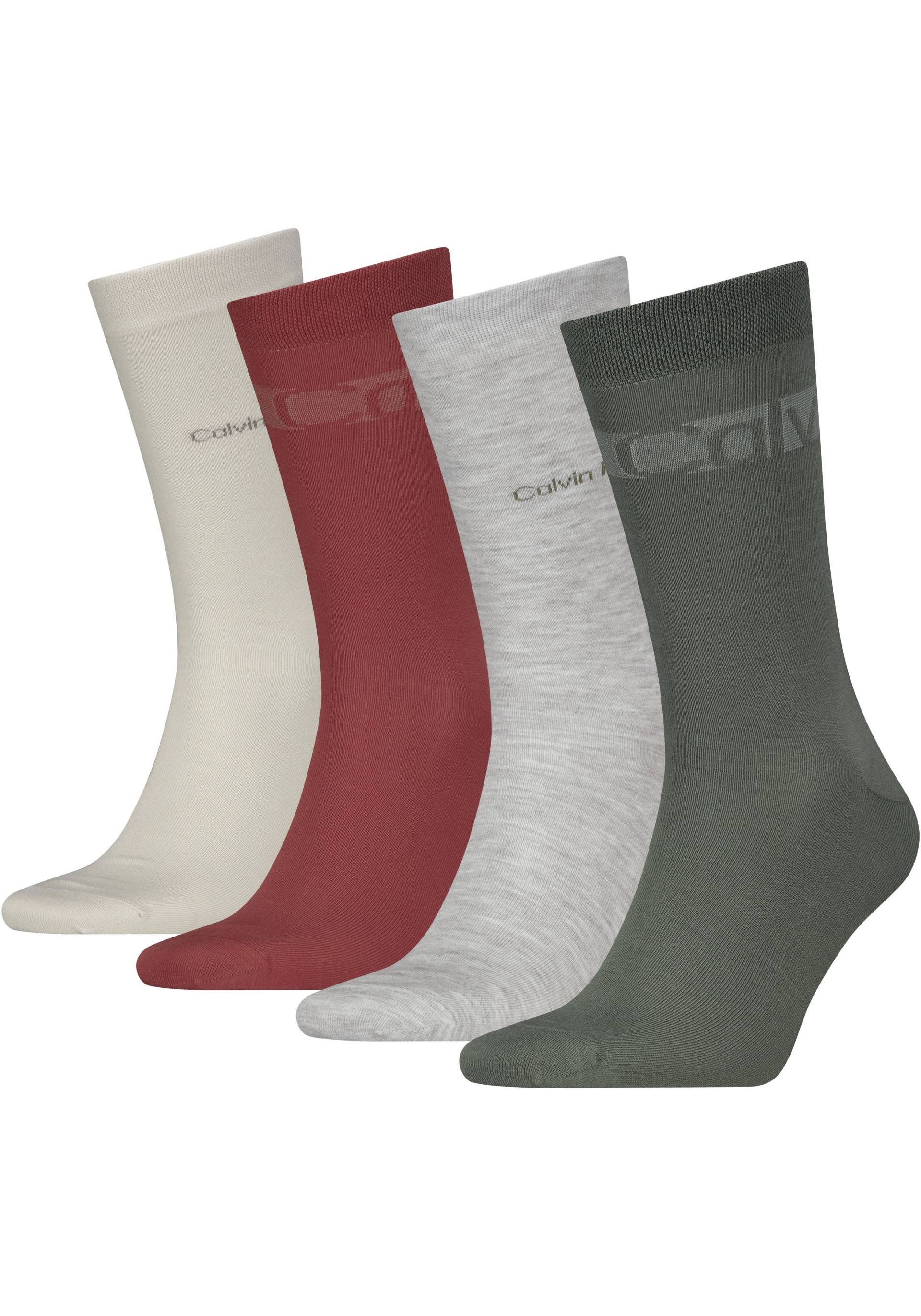 Calvin Klein Socken »CK MEN SOCK 4P STRIPES«, (Packung, 4 Paar) von Calvin Klein