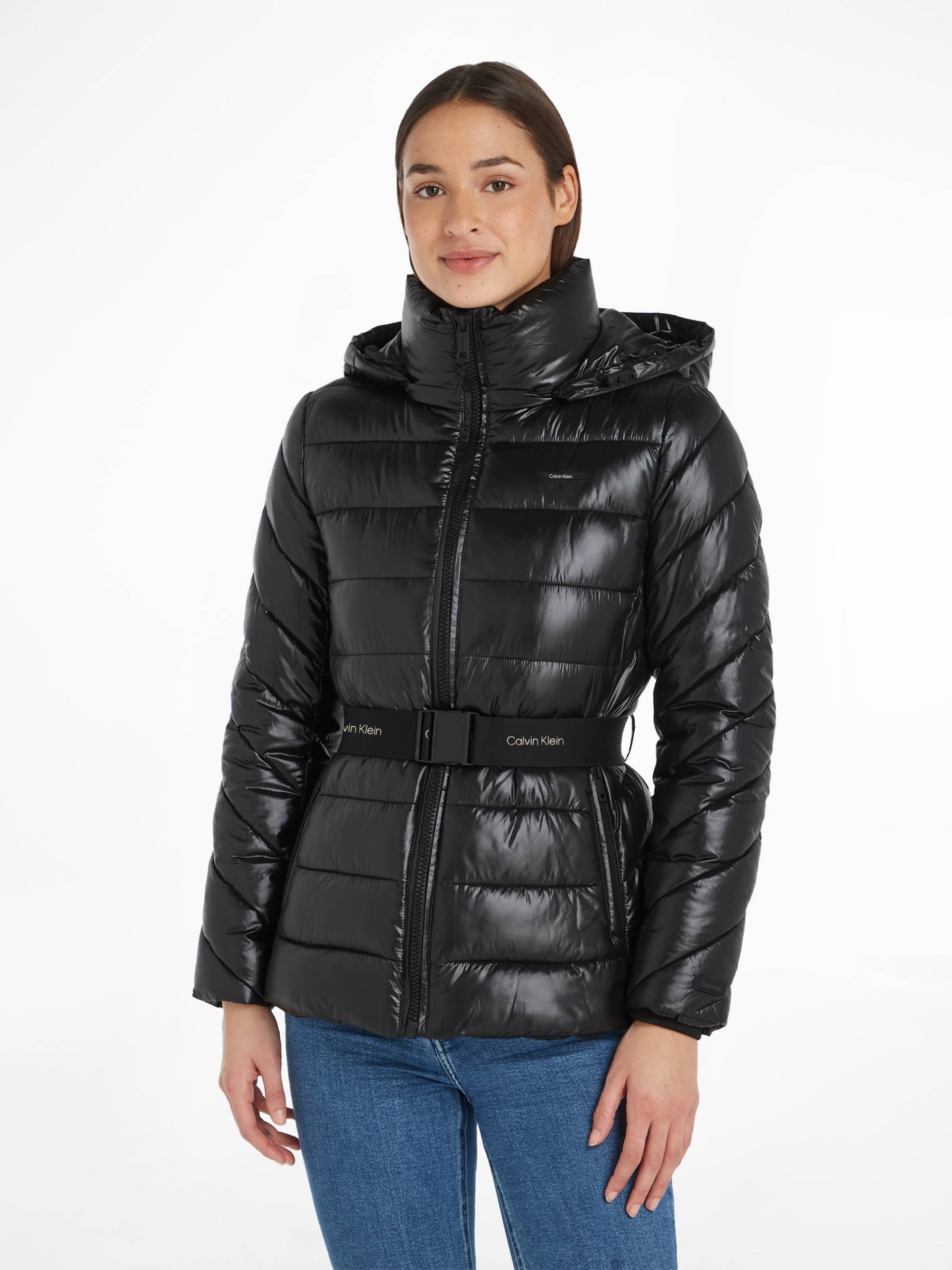 Calvin Klein Steppjacke »ESS BELTED PADDED LW JACKET«, mit Kapuze von Calvin Klein