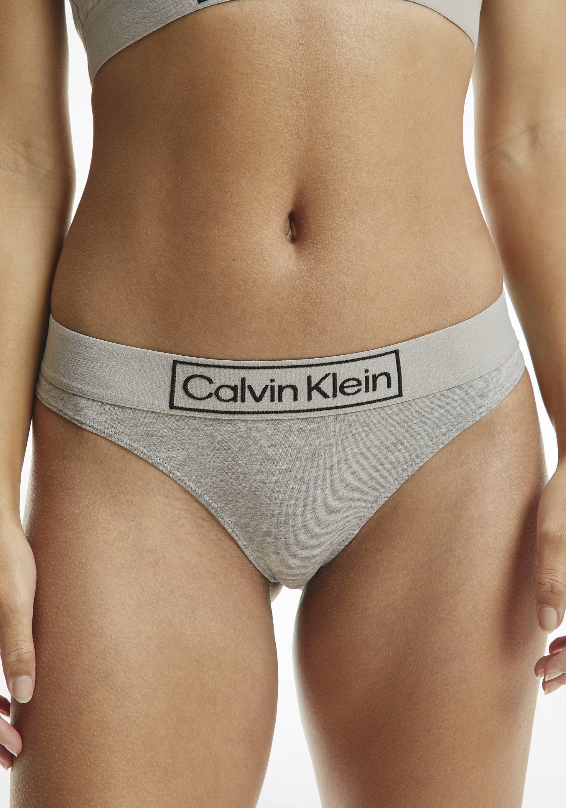 Calvin Klein Underwear String, mit Logoschriftzug am Bund von Calvin Klein Underwear