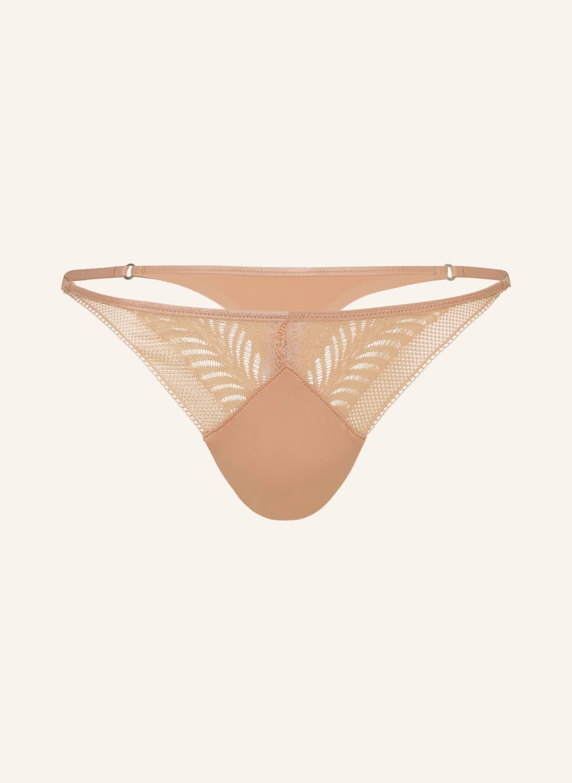 Calvin Klein String Minimalist Lace beige von Calvin Klein