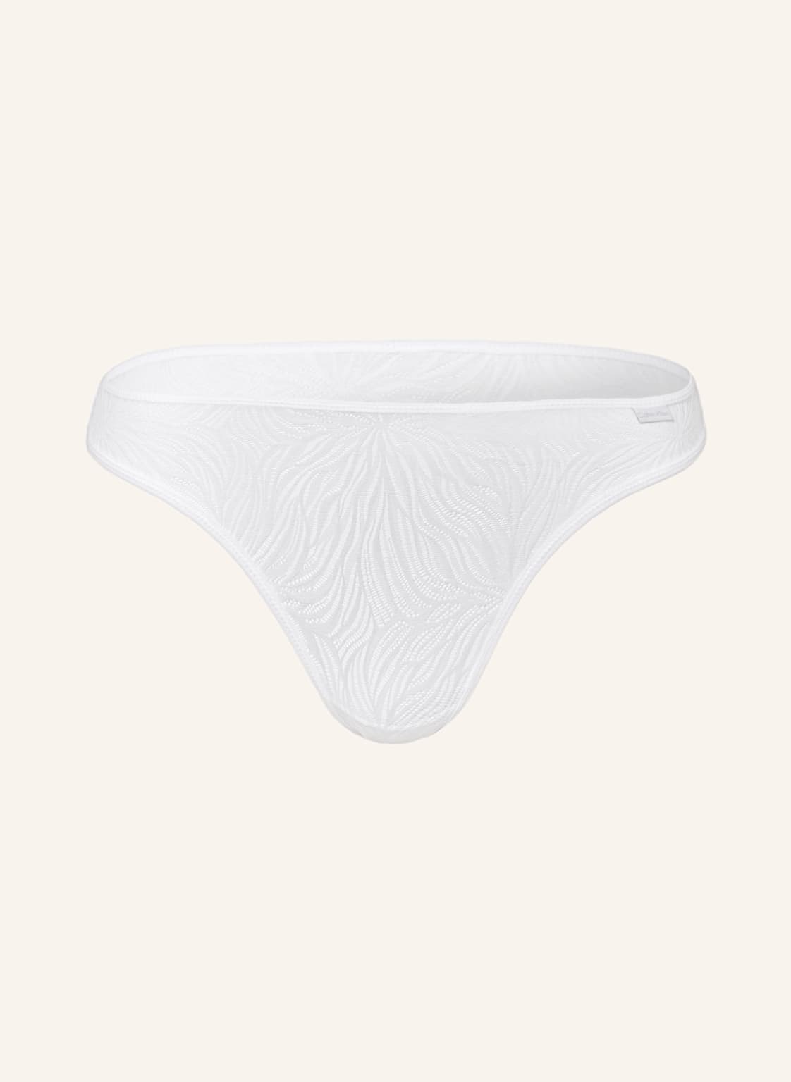 Calvin Klein String Sheer Marquisett weiss von Calvin Klein