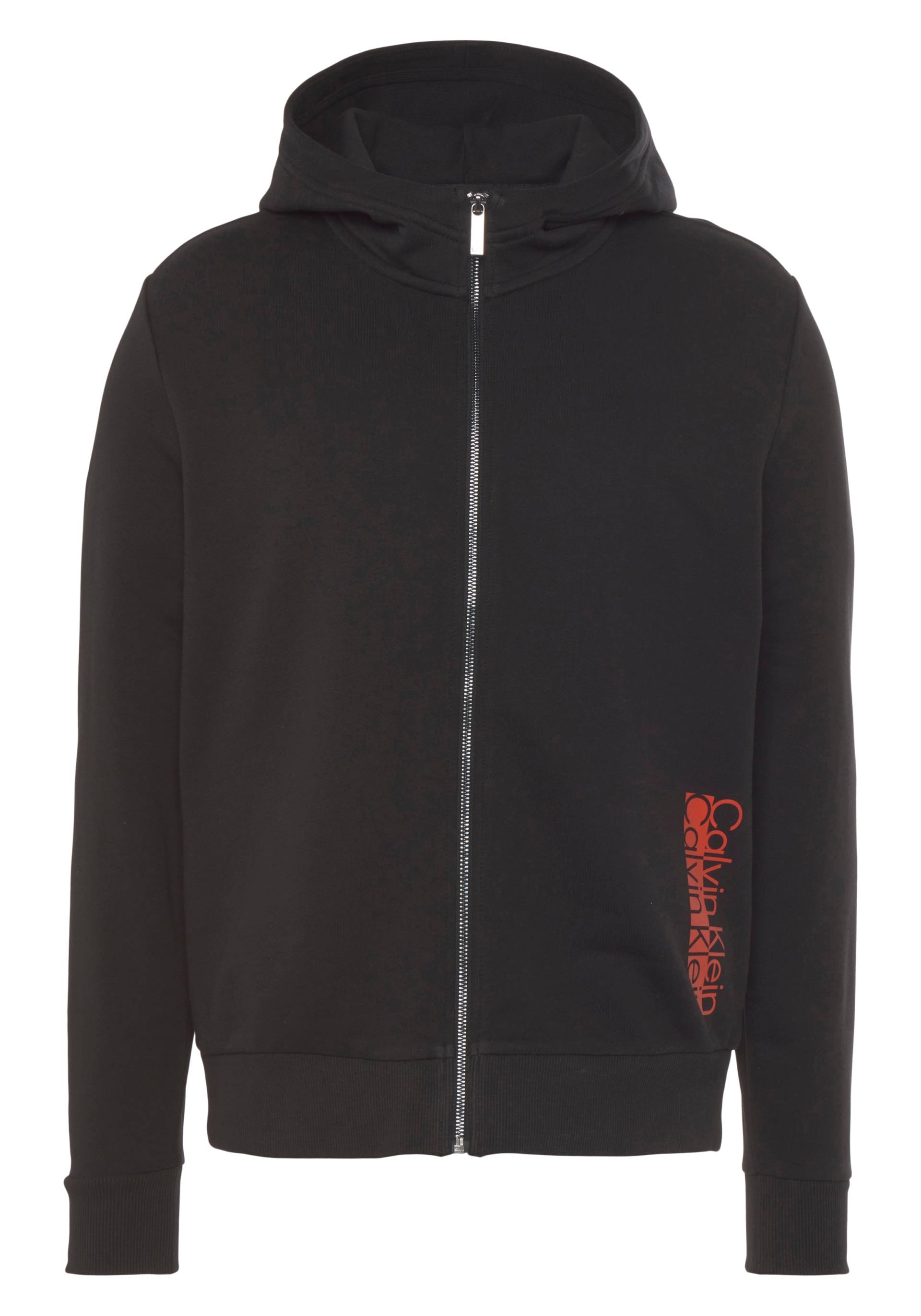 Calvin Klein Sweatjacke »OFF-PLACED LOGO ZIP THRU HOODIE«, mit Kapuze von Calvin Klein