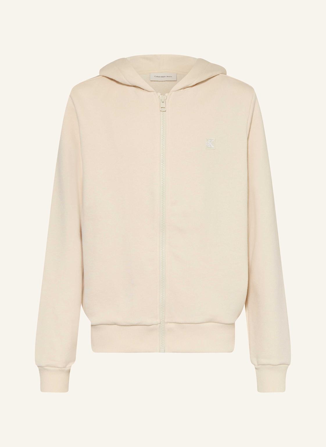 Calvin Klein Sweatjacke beige Calvin Klein Sweatjacke beige von Calvin Klein