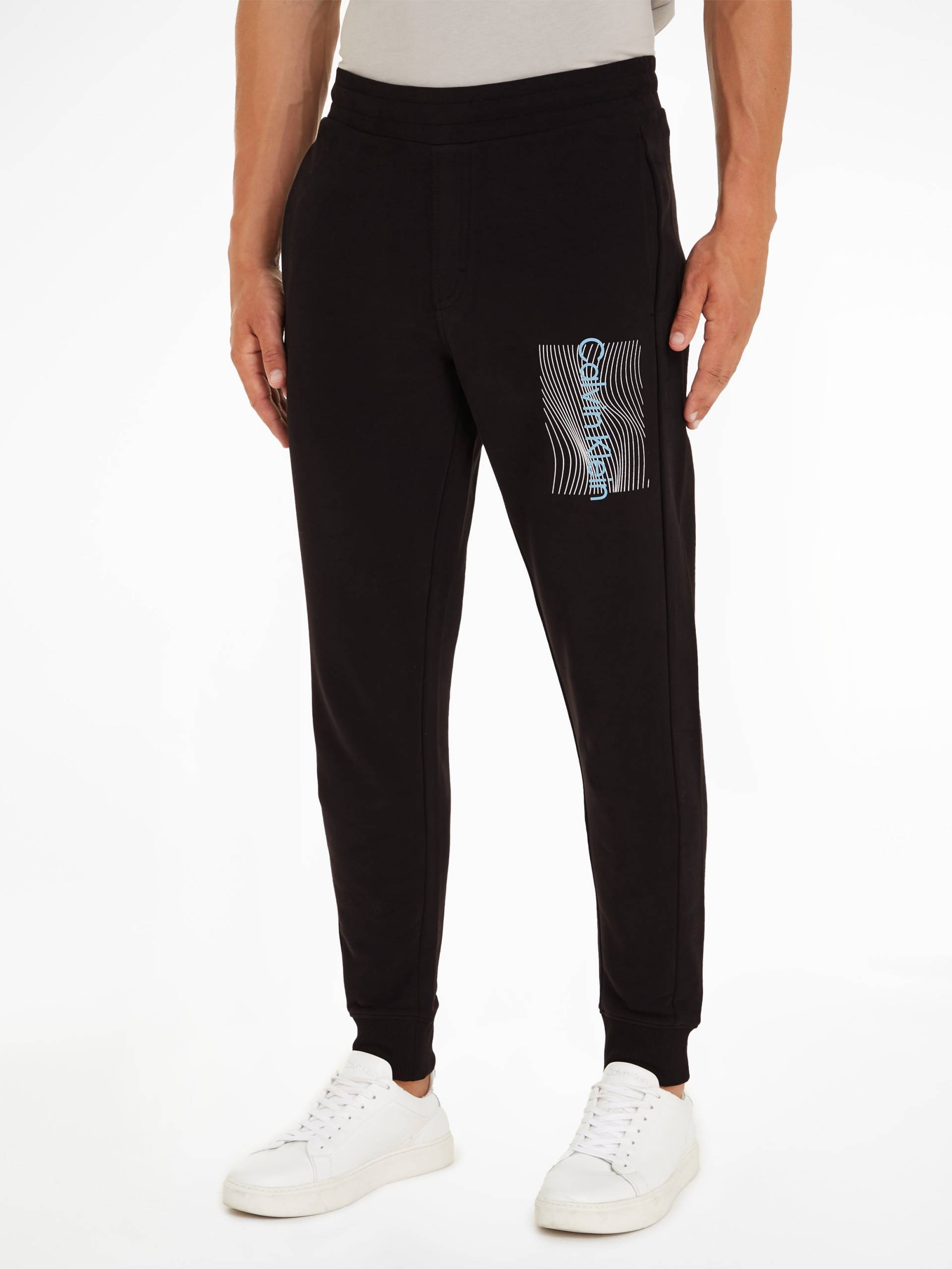 Calvin Klein Sweatpants »WAVE LINES HERO LOGO SWEATPANTS« von Calvin Klein