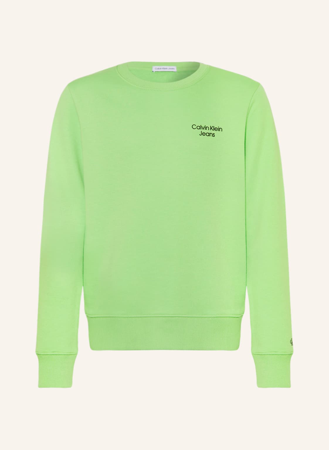 Calvin Klein Sweatshirt gruen von Calvin Klein