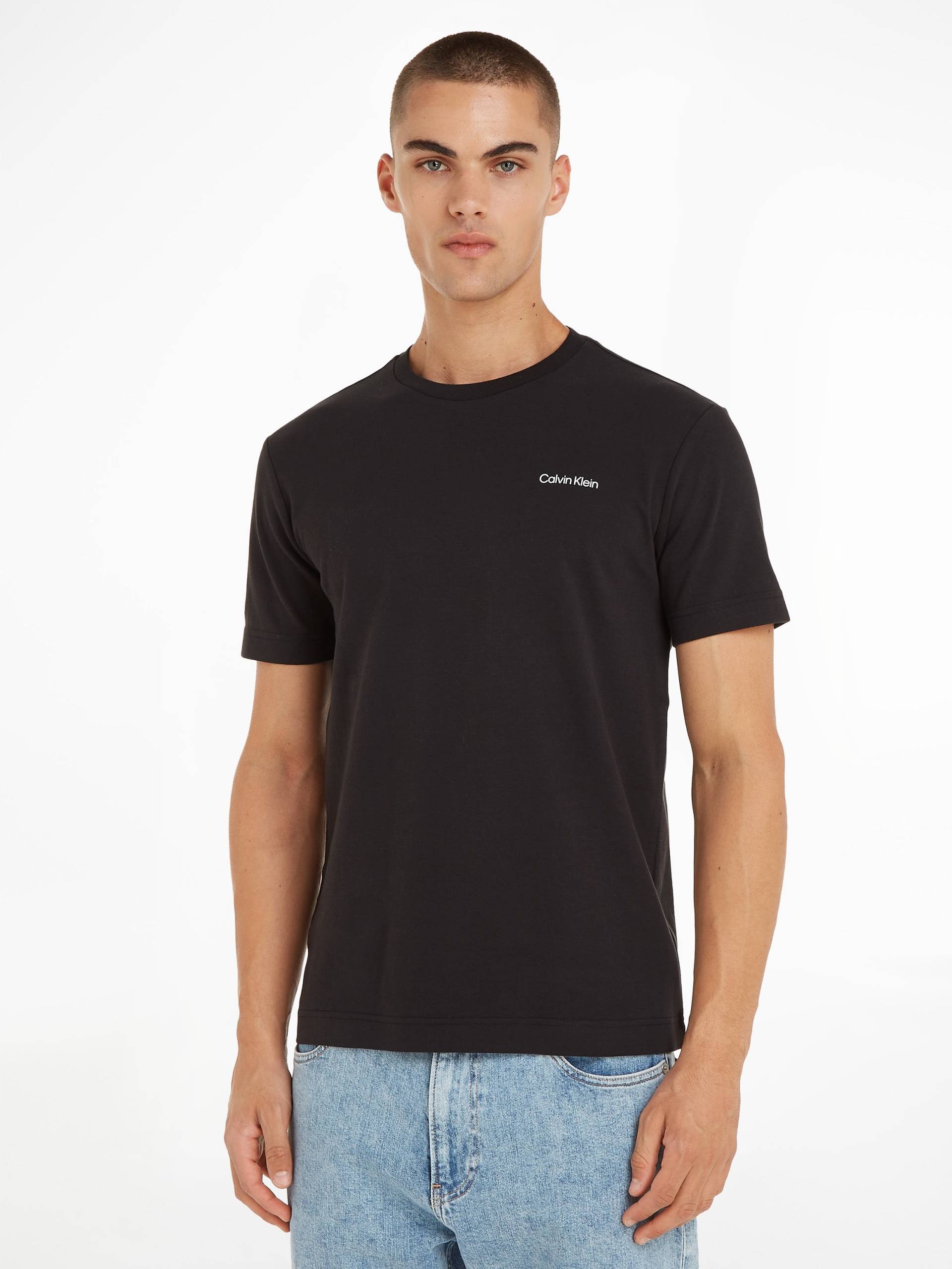 Calvin Klein T-Shirt »Micro Logo«, aus dickem Winterjersey, mit Logoprint Calvin Klein T-Shirt »Micro Logo«, aus dickem Winterjersey, mit Logoprint von Calvin Klein