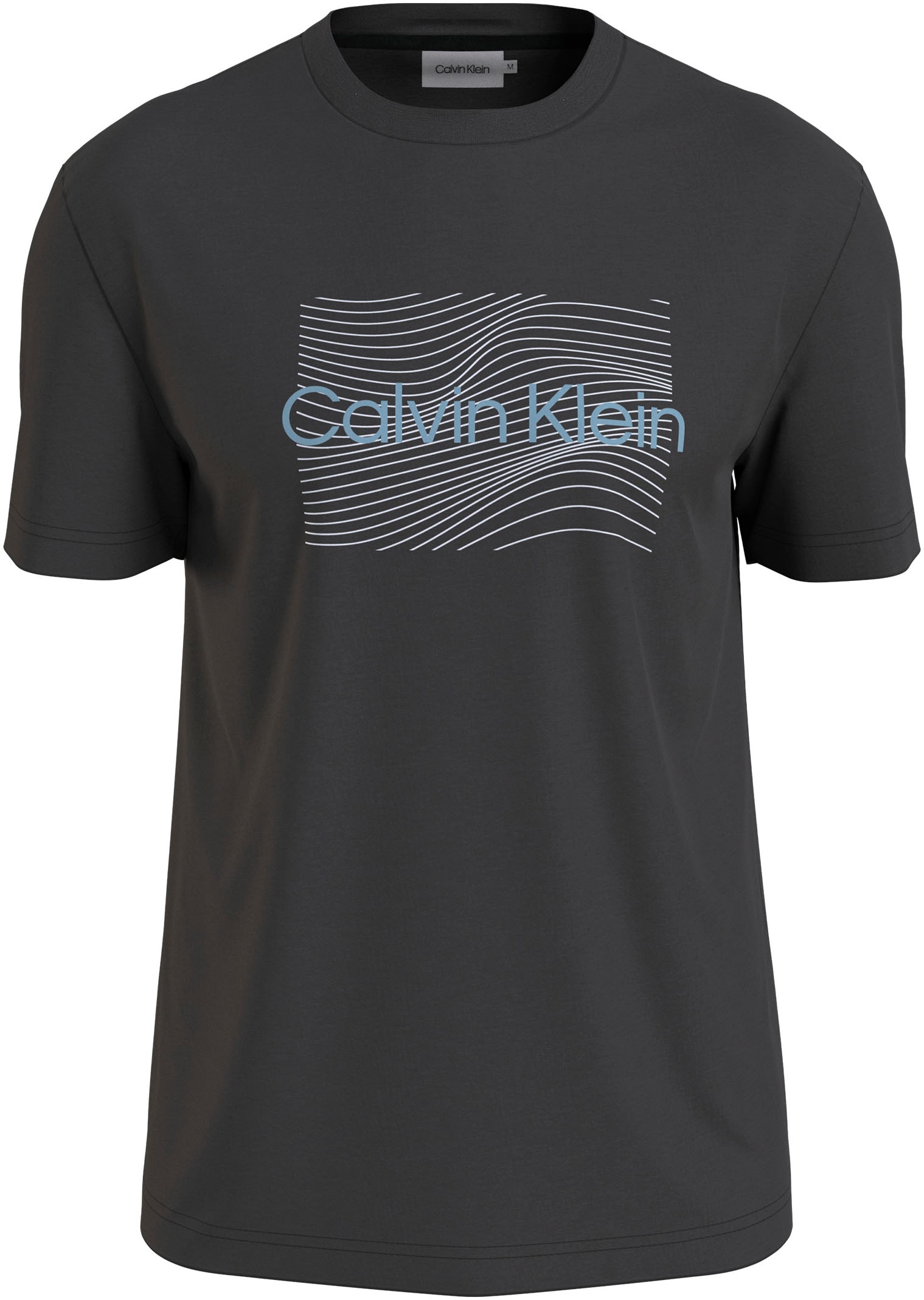 Calvin Klein T-Shirt »WAVE LINES HERO LOGO T-SHIRT« von Calvin Klein