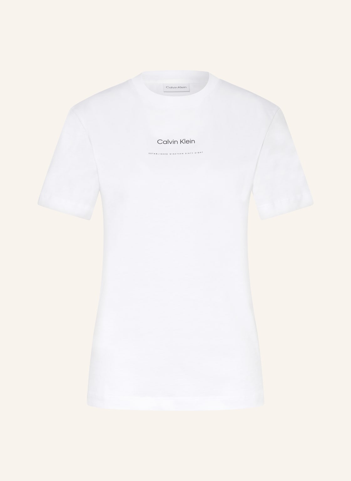 Calvin Klein T-Shirt weiss von Calvin Klein