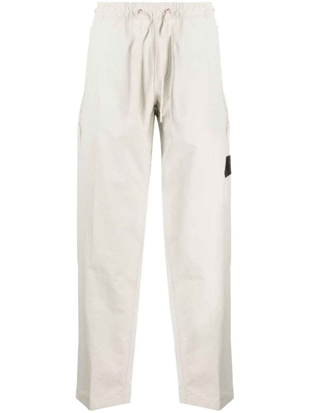 Calvin Klein Technical logo-appliqué trousers - Neutrals von Calvin Klein