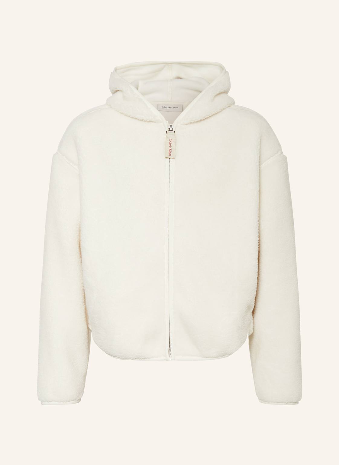 Calvin Klein Teddyfell-Jacke weiss Calvin Klein Teddyfell-Jacke weiss von Calvin Klein