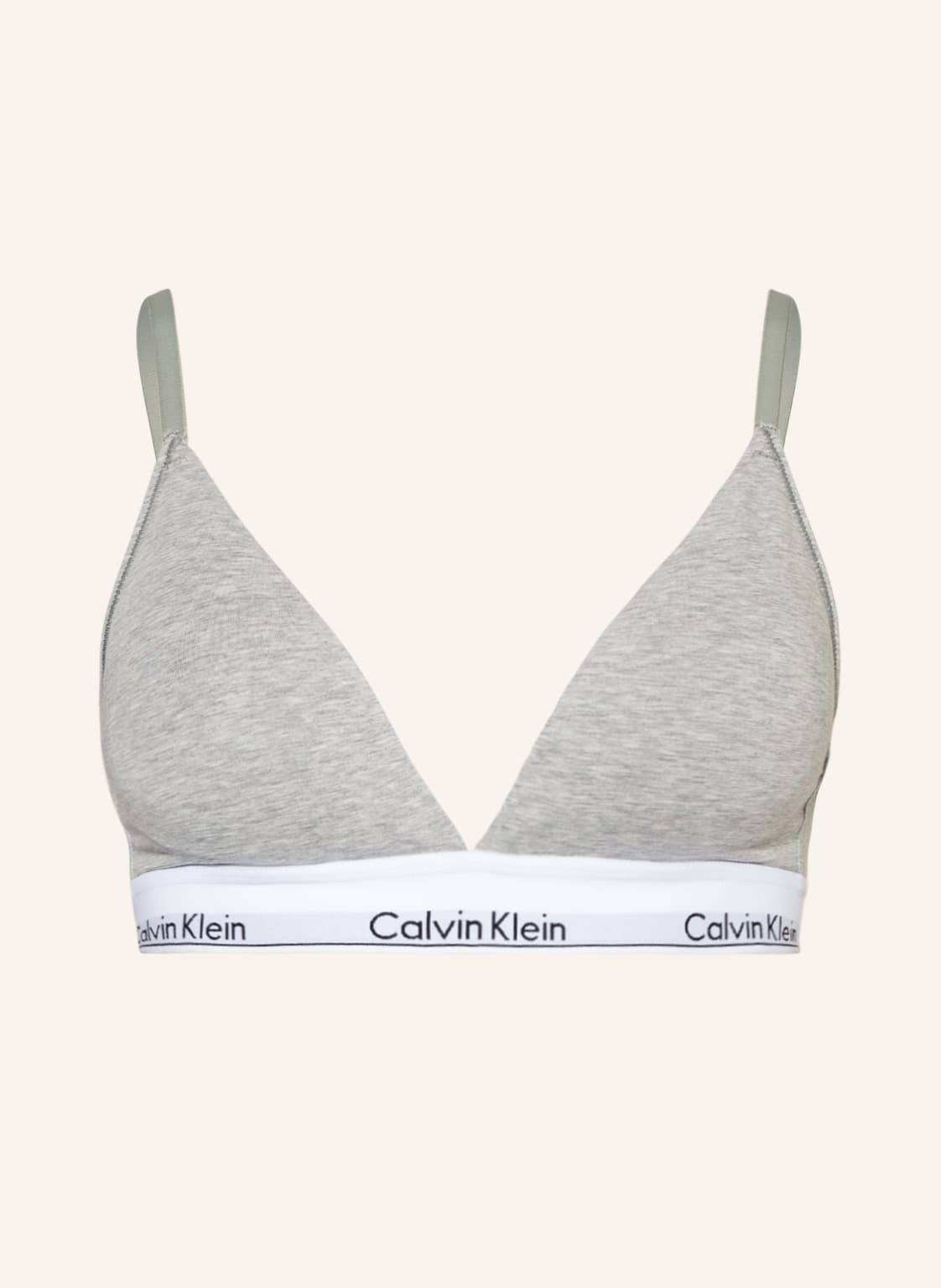 Calvin Klein Triangel-Bh Modern Cotton grau von Calvin Klein