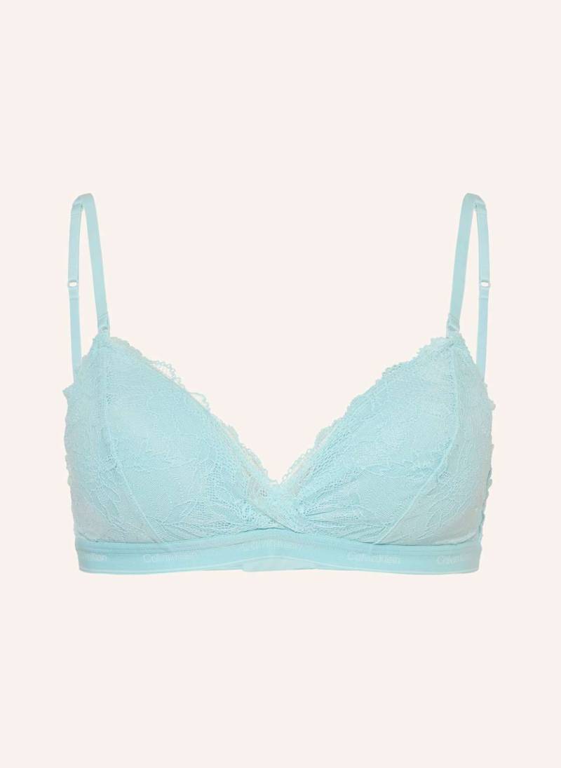 Calvin Klein Triangel-Bh Modern Lace blau von Calvin Klein