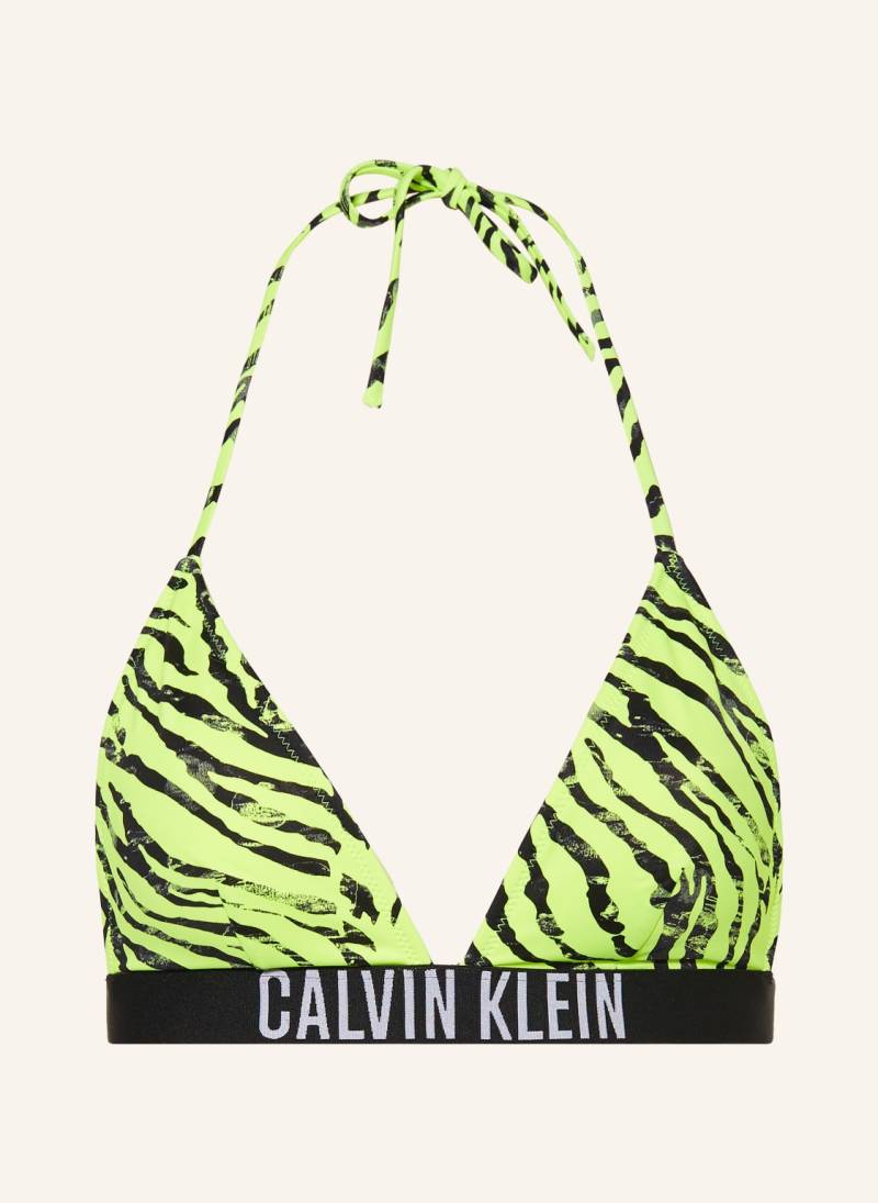 Calvin Klein Triangel-Bikini-Top gelb von Calvin Klein