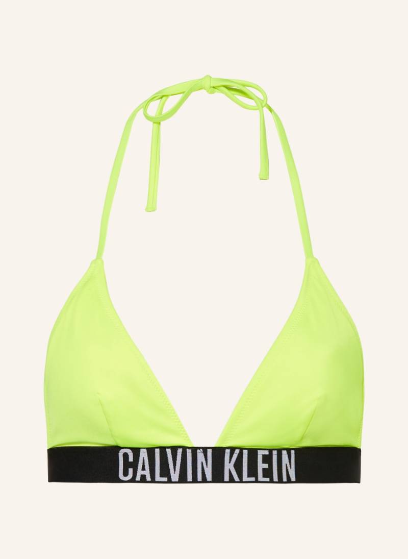 Calvin Klein Triangel-Bikini-Top Intense Power gelb von Calvin Klein