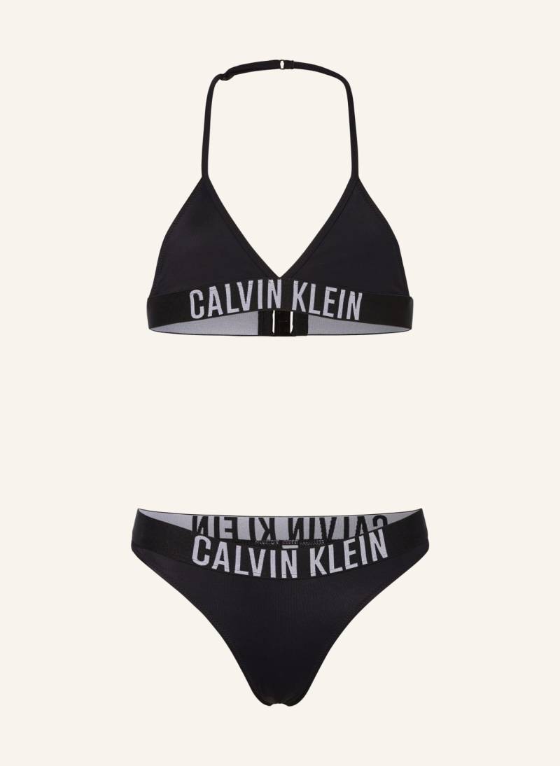 Calvin Klein Triangel-Bikini schwarz von Calvin Klein