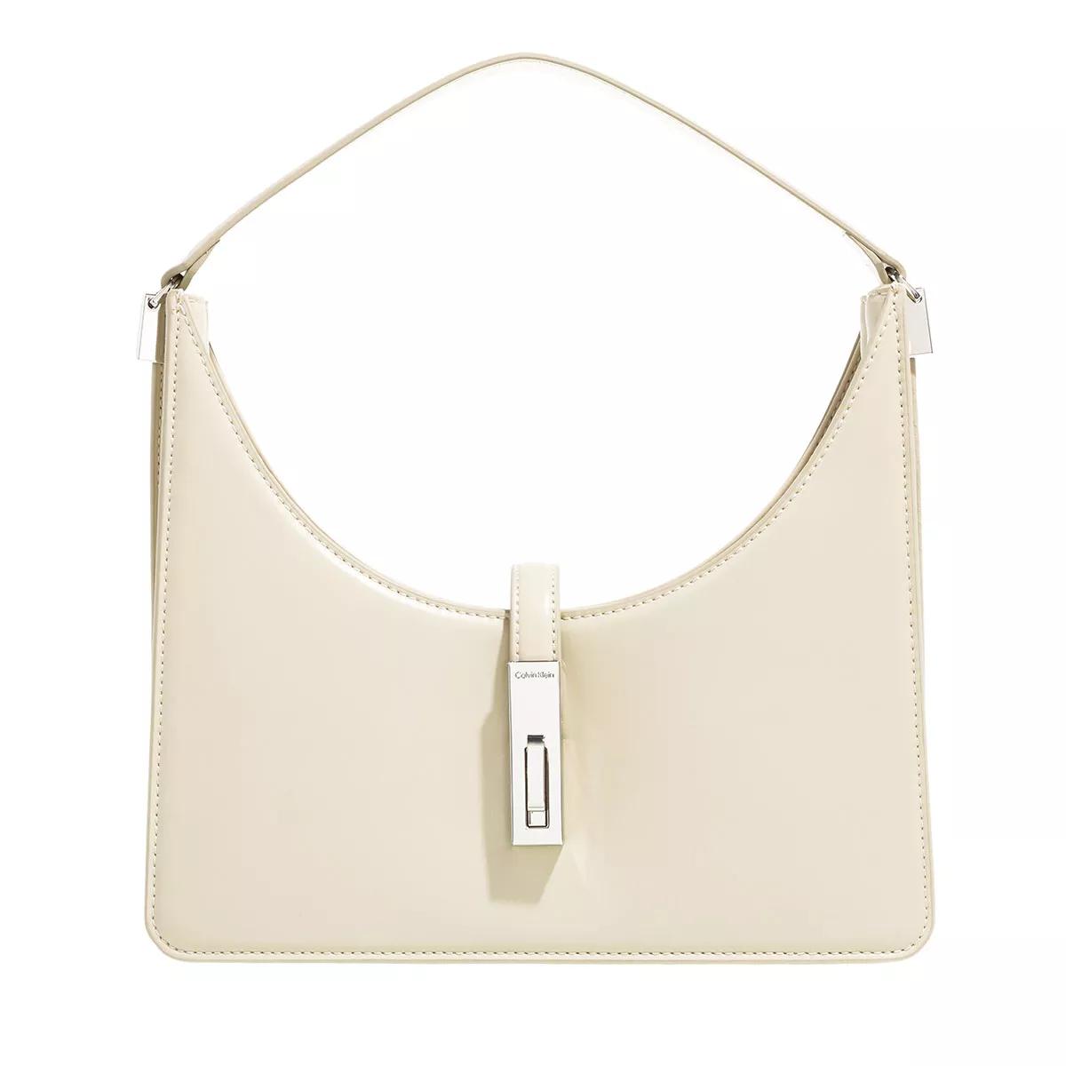 Calvin Klein Umhängetasche - Archive Hardware Shoulder Bag Small - Gr. unisize - in Creme - für Damen von Calvin Klein