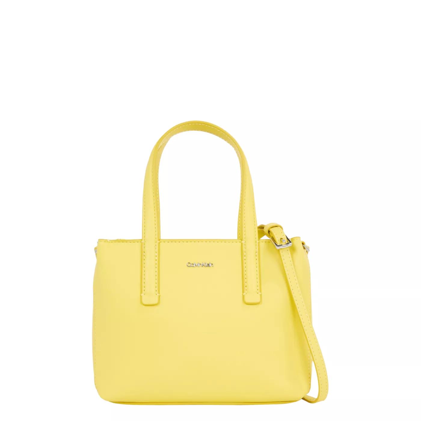 Calvin Klein Umhängetasche - Calvin Klein Gelbe Handtasche K60K611675LAF - Gr. unisize - in Gelb - für Damen von Calvin Klein