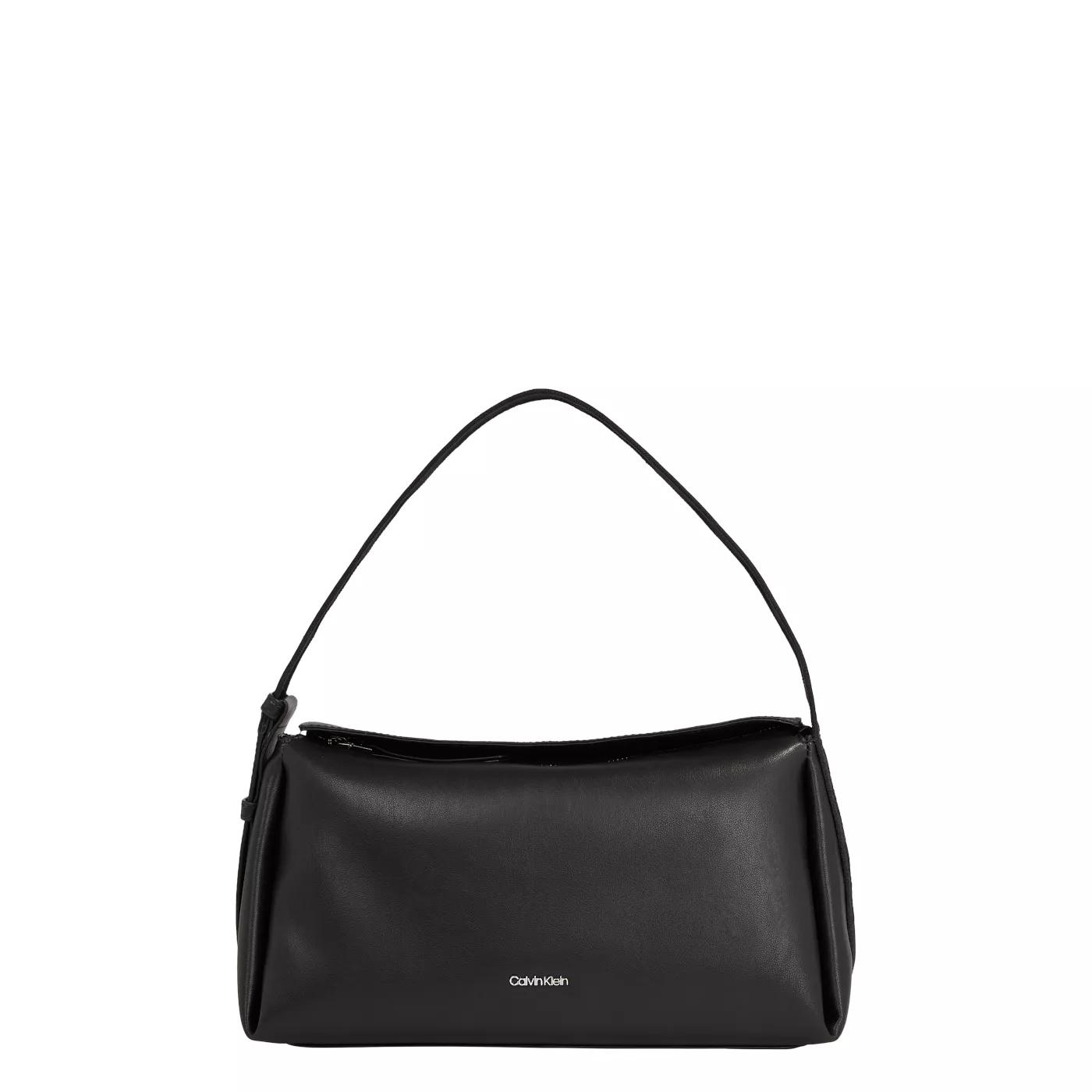 Calvin Klein Umhängetasche - Calvin Klein Gracie Schwarze Handtasche K60K611661 - Gr. unisize - in Schwarz - für Damen von Calvin Klein