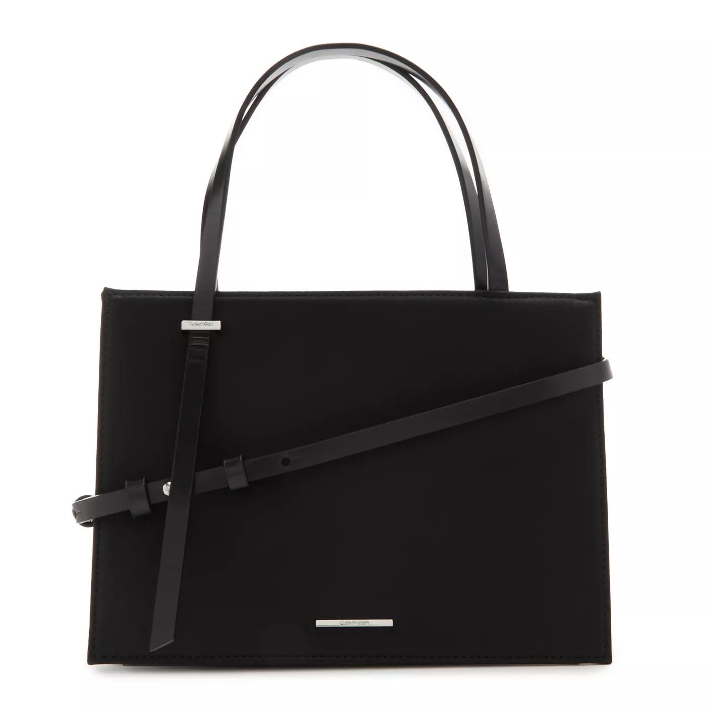 Calvin Klein Umhängetasche - Calvin Klein Square Schwarze Handtasche K60K611358 - Gr. unisize - in Schwarz - für Damen von Calvin Klein