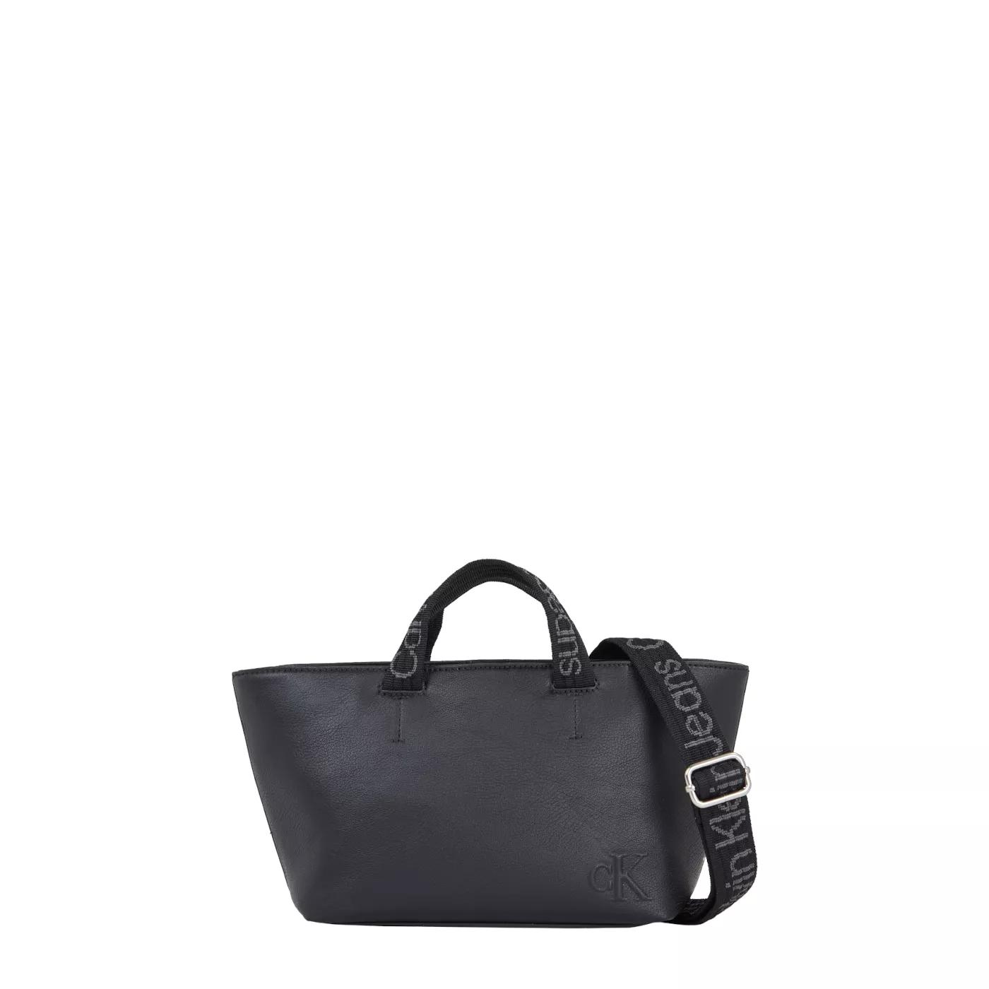 Calvin Klein Umhängetasche - Calvin Klein Ultralight Schwarze Handtasche K60K61 - Gr. unisize - in Schwarz - für Damen von Calvin Klein