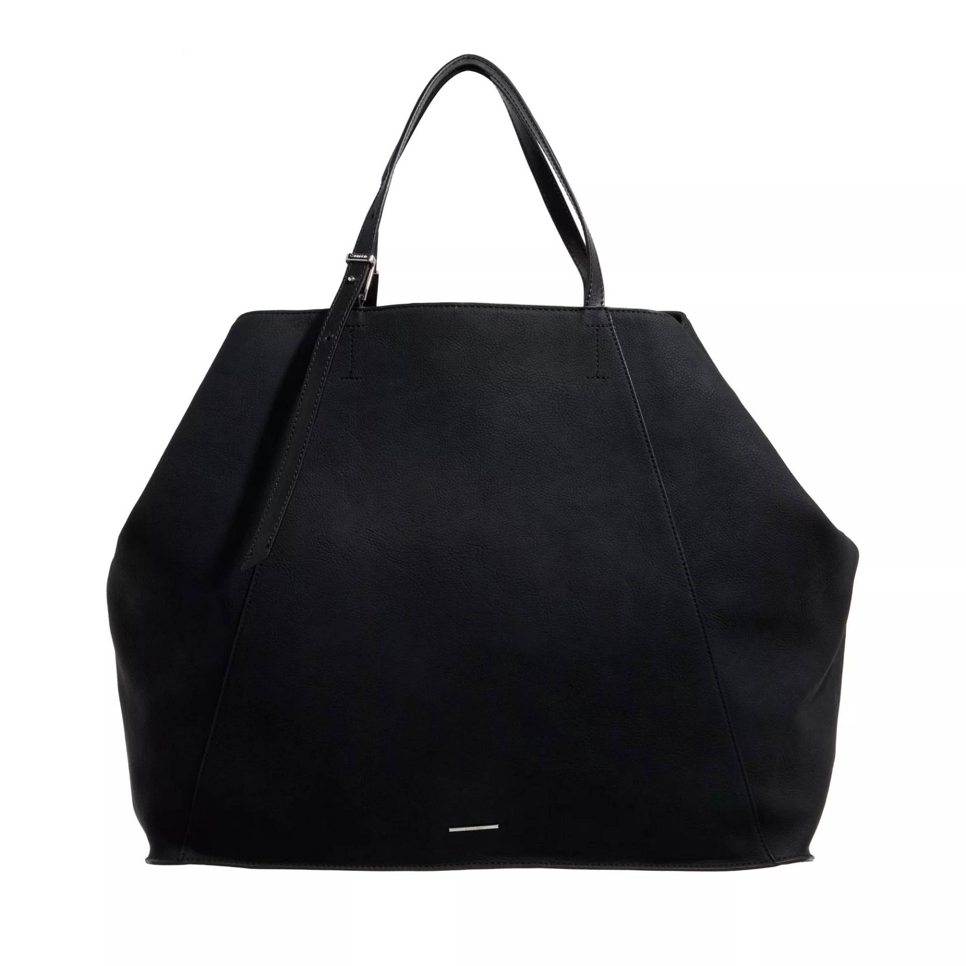 Calvin Klein Umhängetasche - Ck Fold Large Shopper - Gr. unisize - in Schwarz - für Damen von Calvin Klein