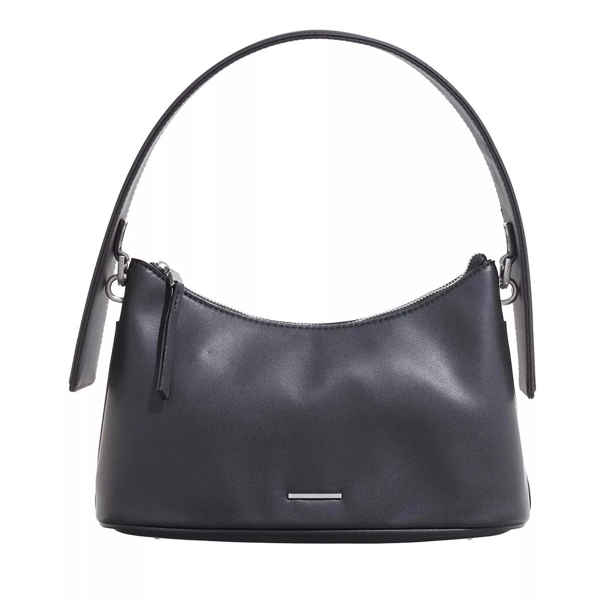 Calvin Klein Umhängetasche - Ck Natural Shoulder Bag - Gr. unisize - in Schwarz - für Damen von Calvin Klein