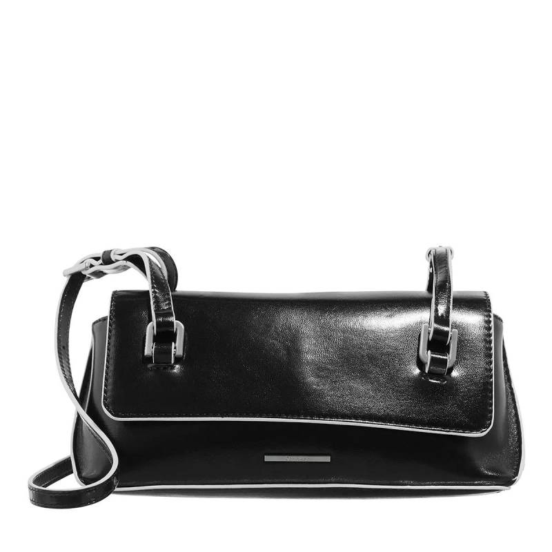 Calvin Klein Umhängetasche - Ck Swing Crossbody Xs Pat - Gr. unisize - in Schwarz - für Damen von Calvin Klein