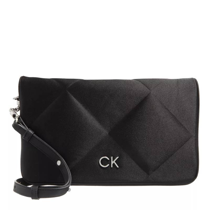 Calvin Klein Umhängetasche - Re-Lock Quilt Shoulder Bag - Gr. unisize - in Schwarz - für Damen von Calvin Klein