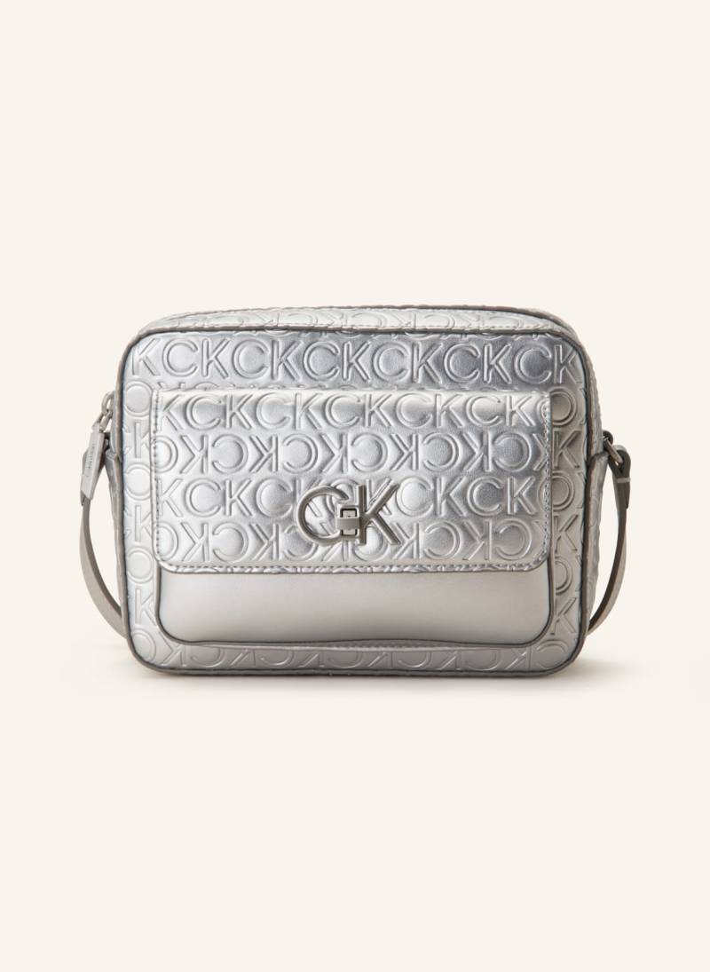 Calvin Klein Umhängetasche silber von Calvin Klein