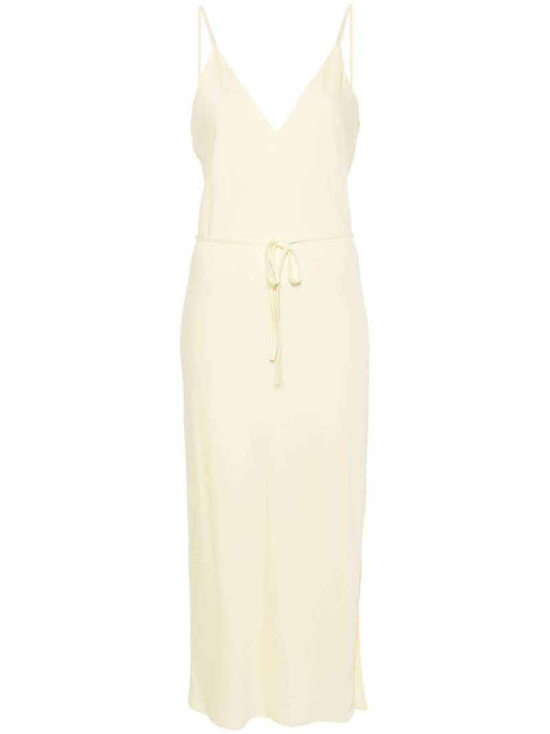 Calvin Klein V-neck midi dress - Yellow von Calvin Klein