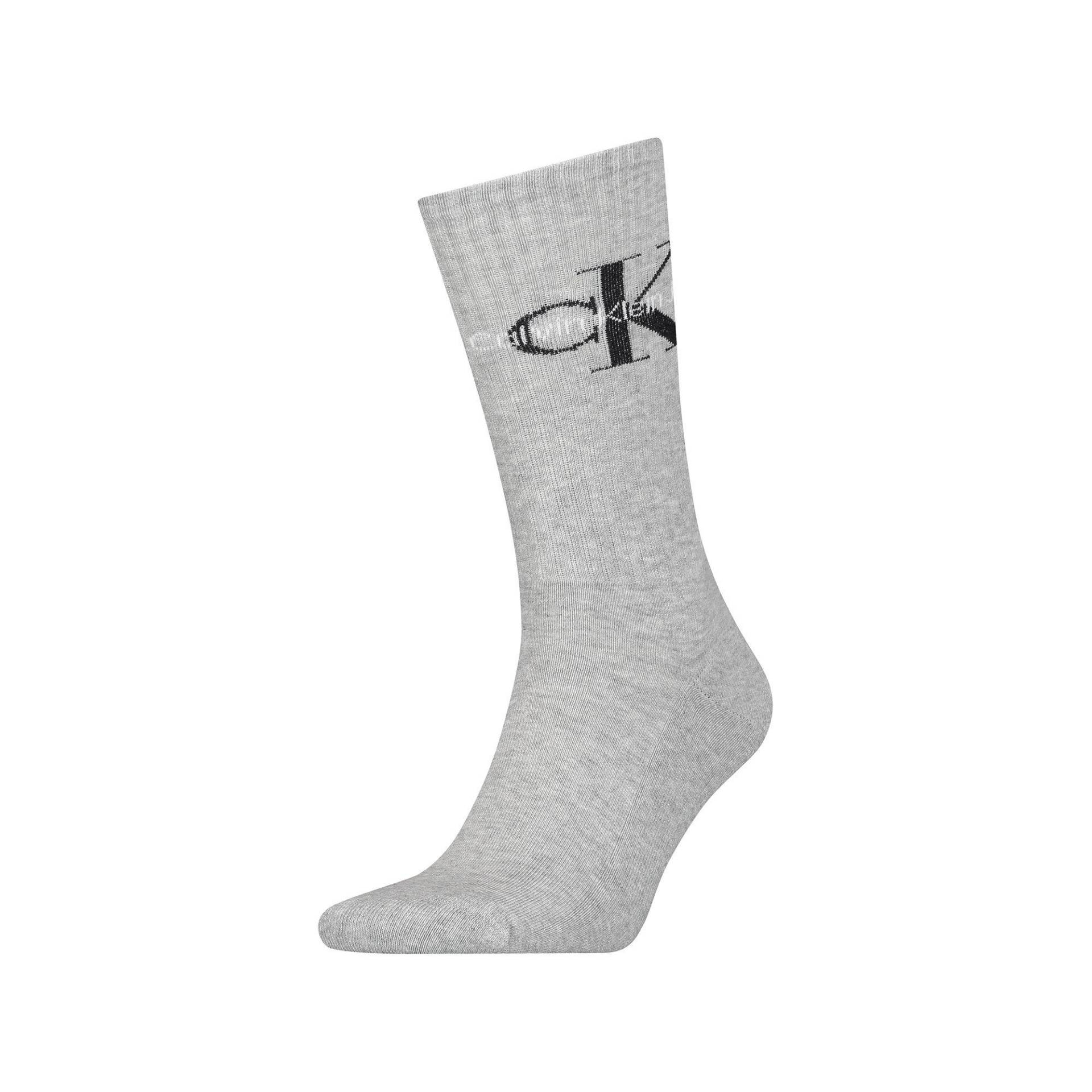 Wadenlange Socken Herren Hellgrau ONE SIZE von Calvin Klein
