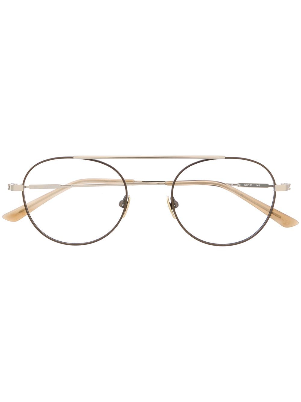 Calvin Klein pilot-frame glasses - Metallic von Calvin Klein