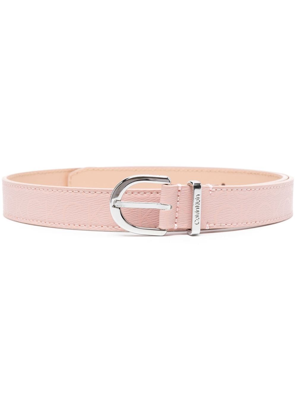 Calvin Klein buckle-fastening leather belt - Pink von Calvin Klein