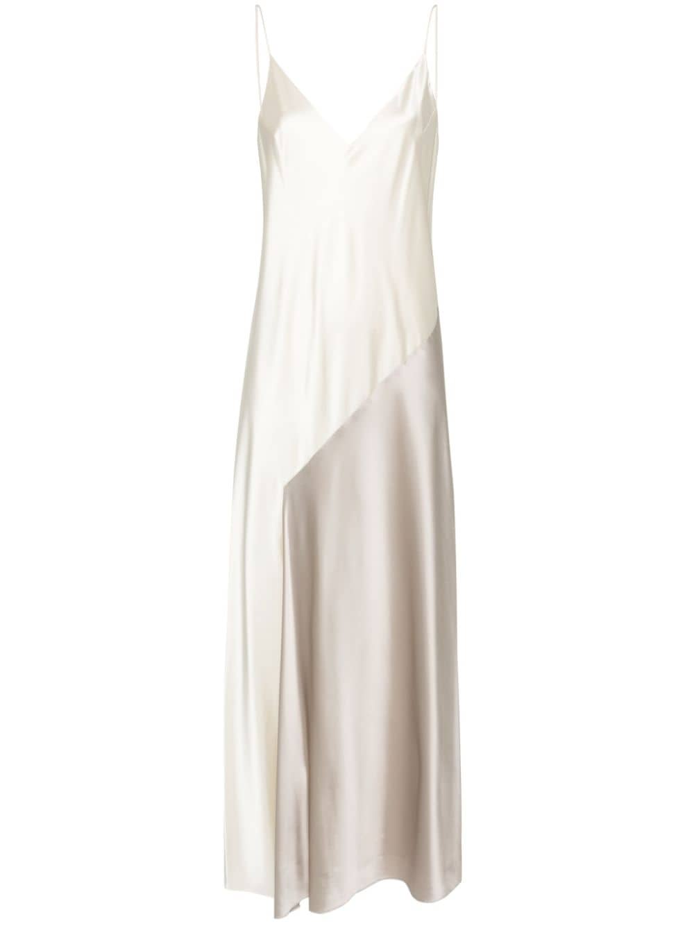 Calvin Klein colourblock maxi dress - Neutrals von Calvin Klein