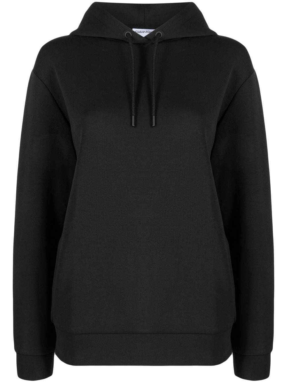 Calvin Klein cotton-blend drawstring hoodie - Black von Calvin Klein
