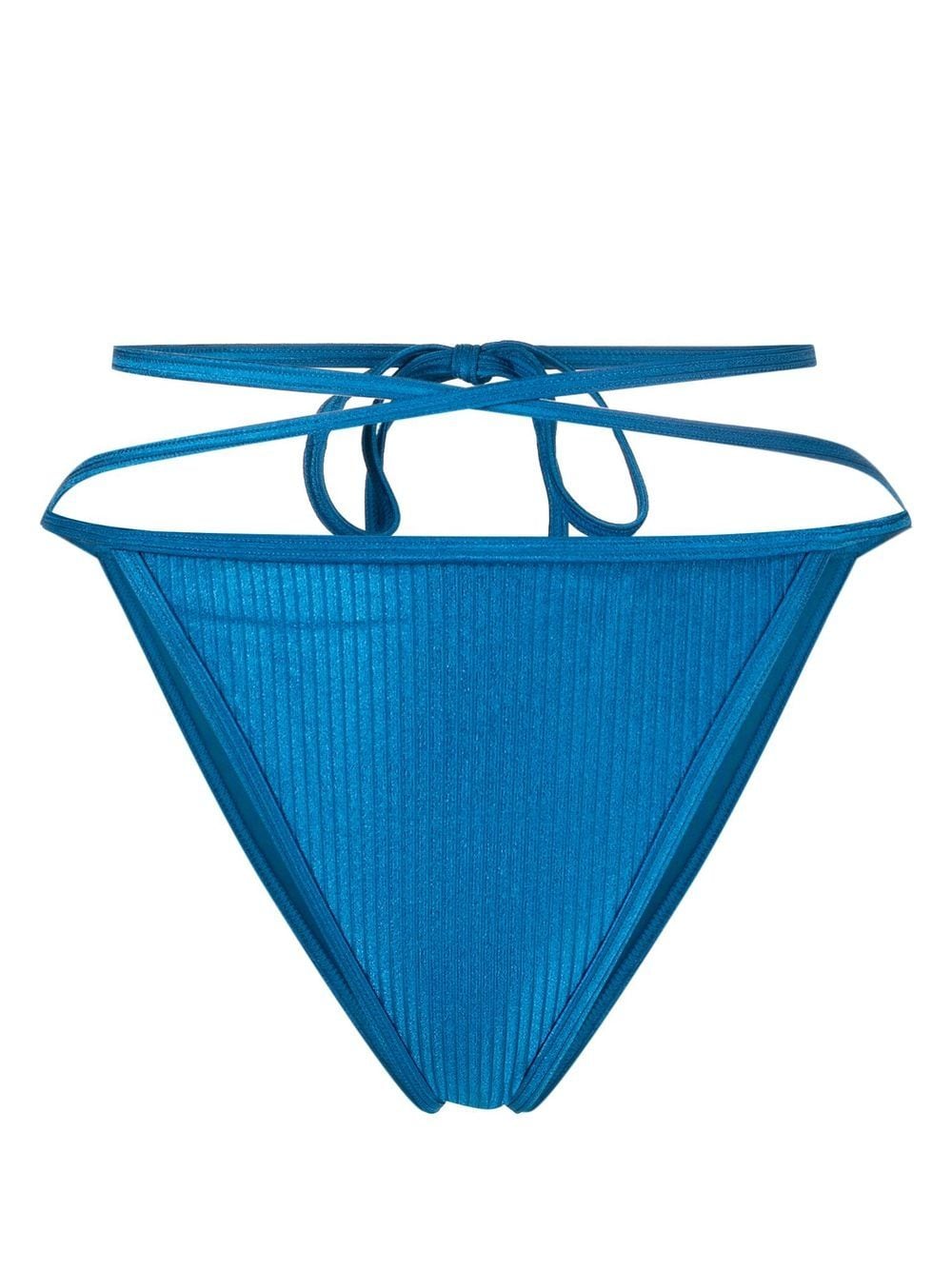 Calvin Klein crossover strap bikini bottoms - Blue von Calvin Klein