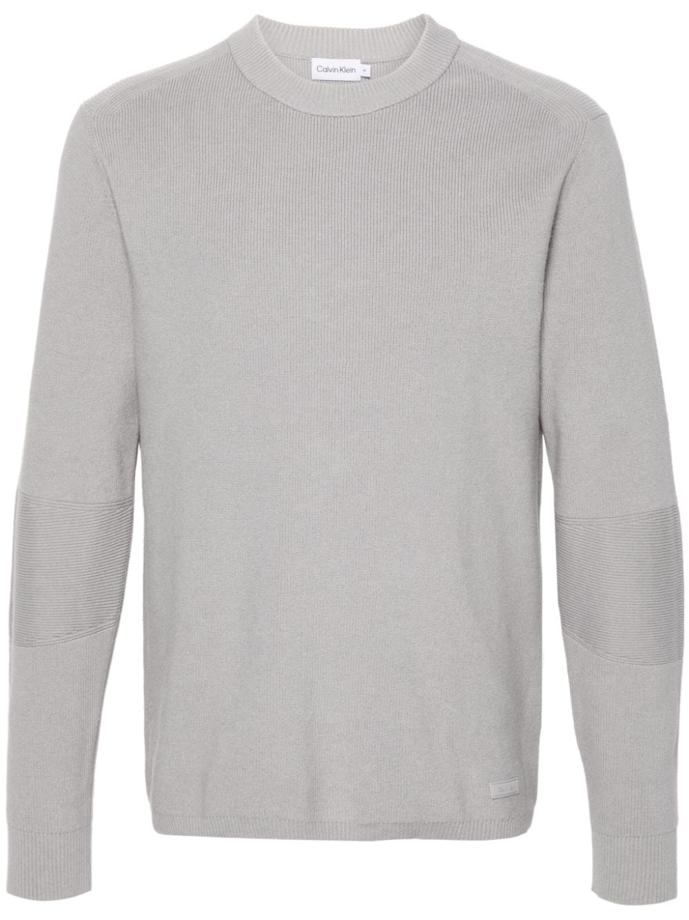 Calvin Klein fine-knit crew-neck jumper - Grey von Calvin Klein